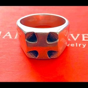 James Avery men’s RETIRED cross ring